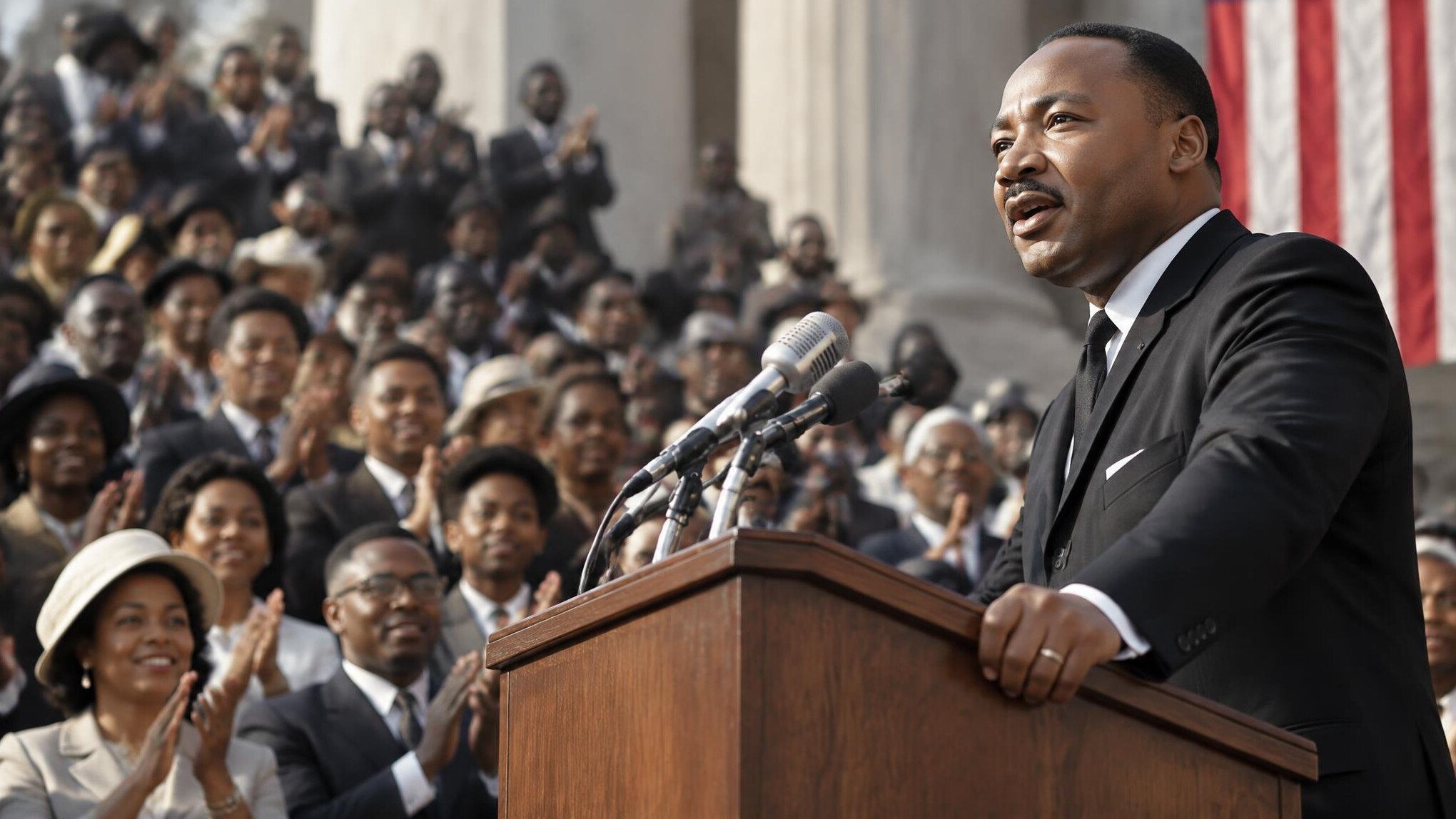 historical speech crowd